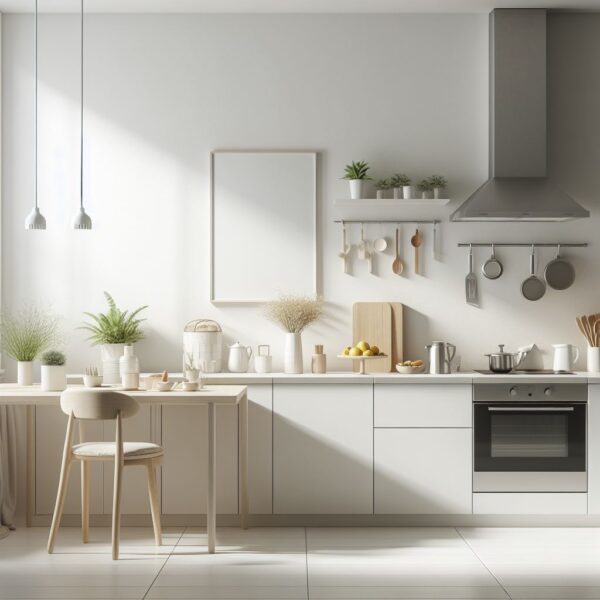 Kitchen set sederhana dengan pencahayaan Kitchen set sederhana dengan pencahayaan