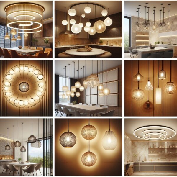 beberapa gambar lampu dapur terbaru dengan desain yang beragam